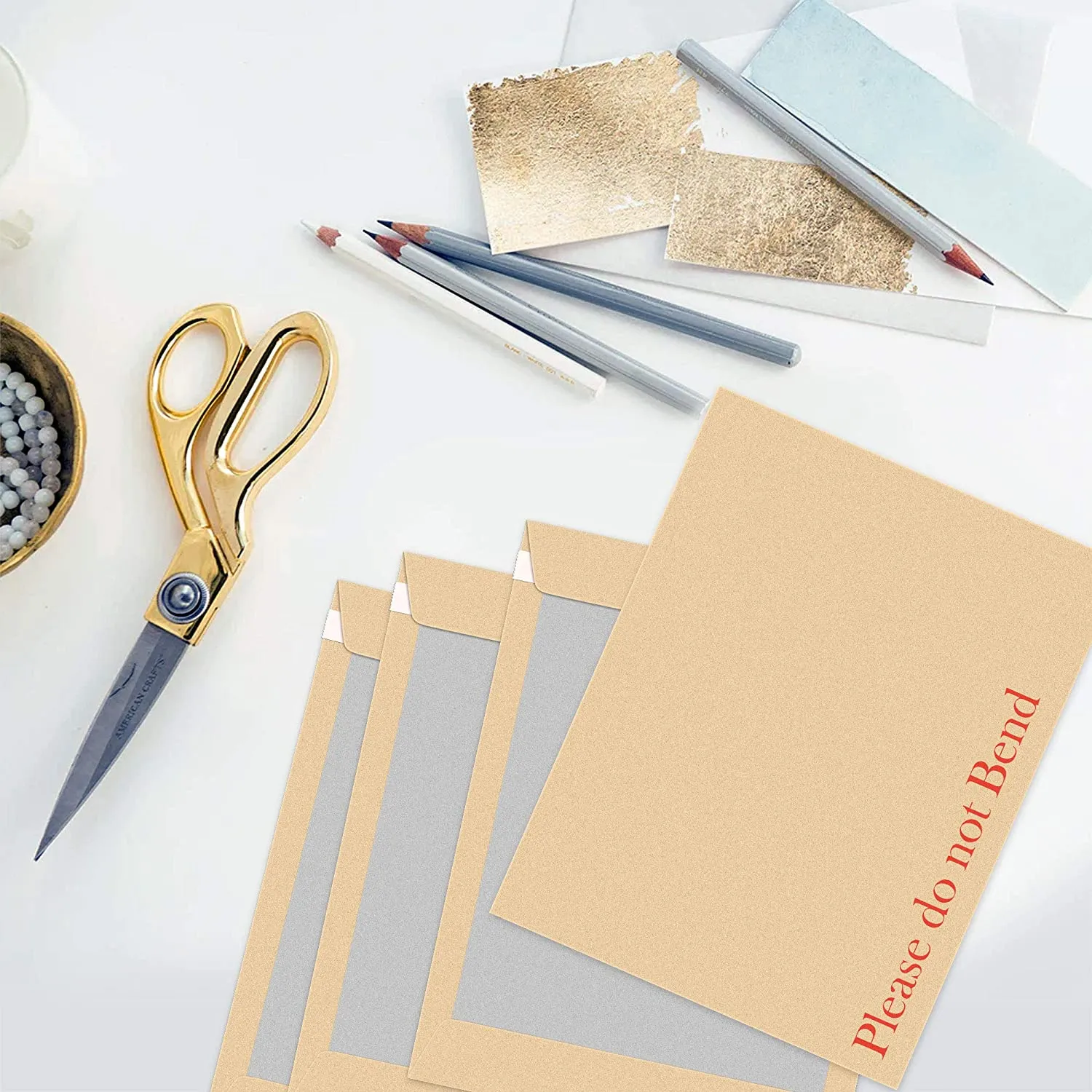 iSoul A5 & A4 Do Not Bend Envelopes Manila Hard Board Backed 20 Packs