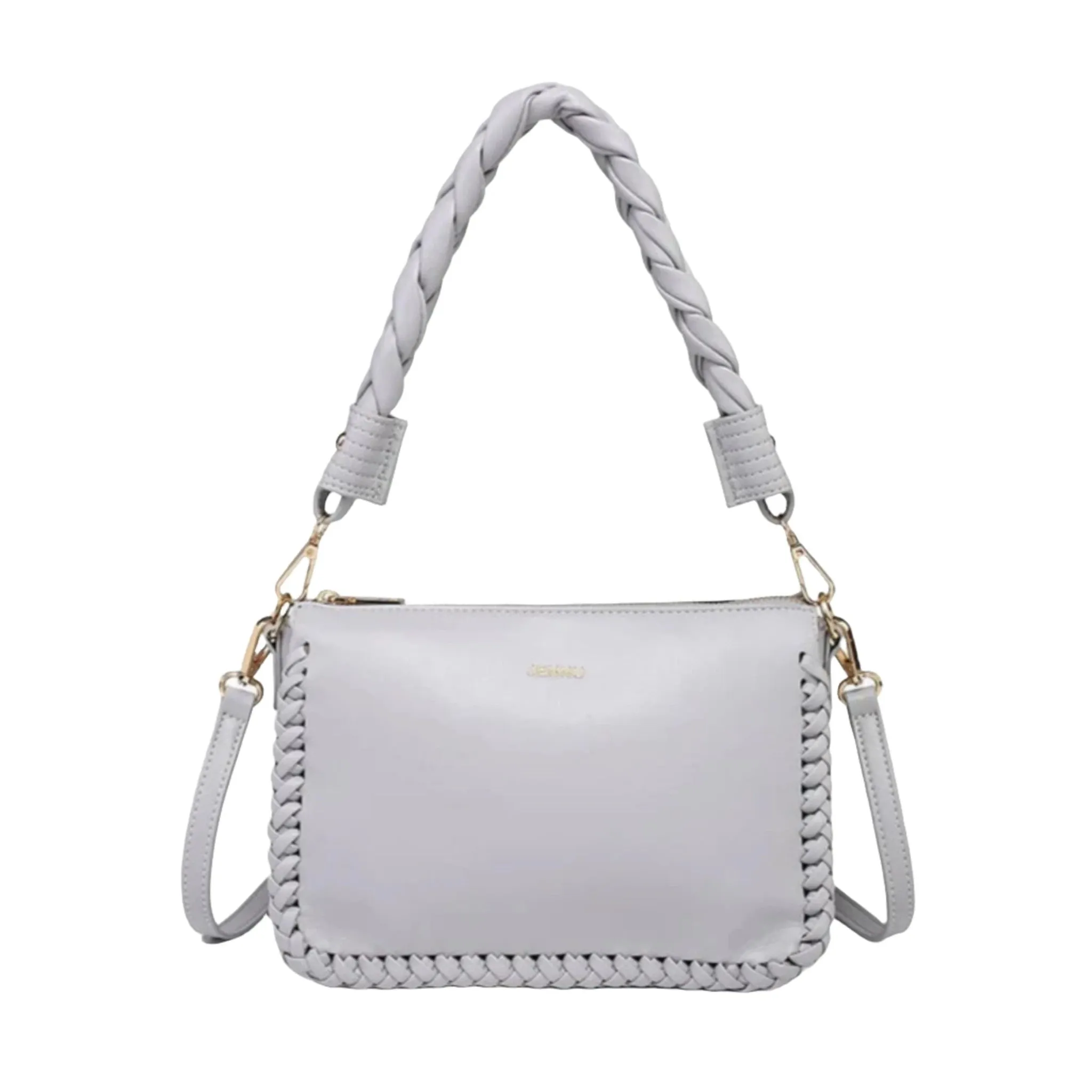 Jen & Co Judith Braided Whipstitch Handle Bag