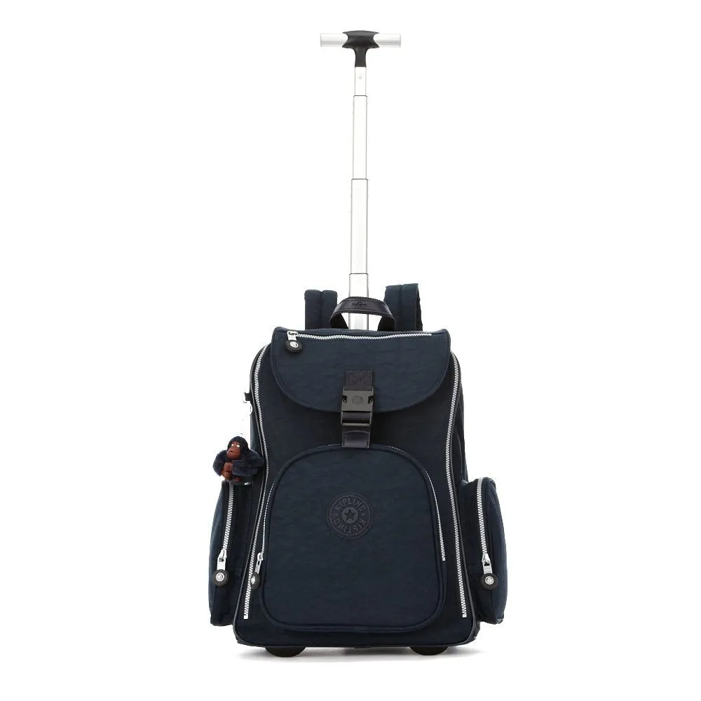 Kipling Luggage Alcatraz Wheeled Backpack with Laptop Protection, True Blue, One Size