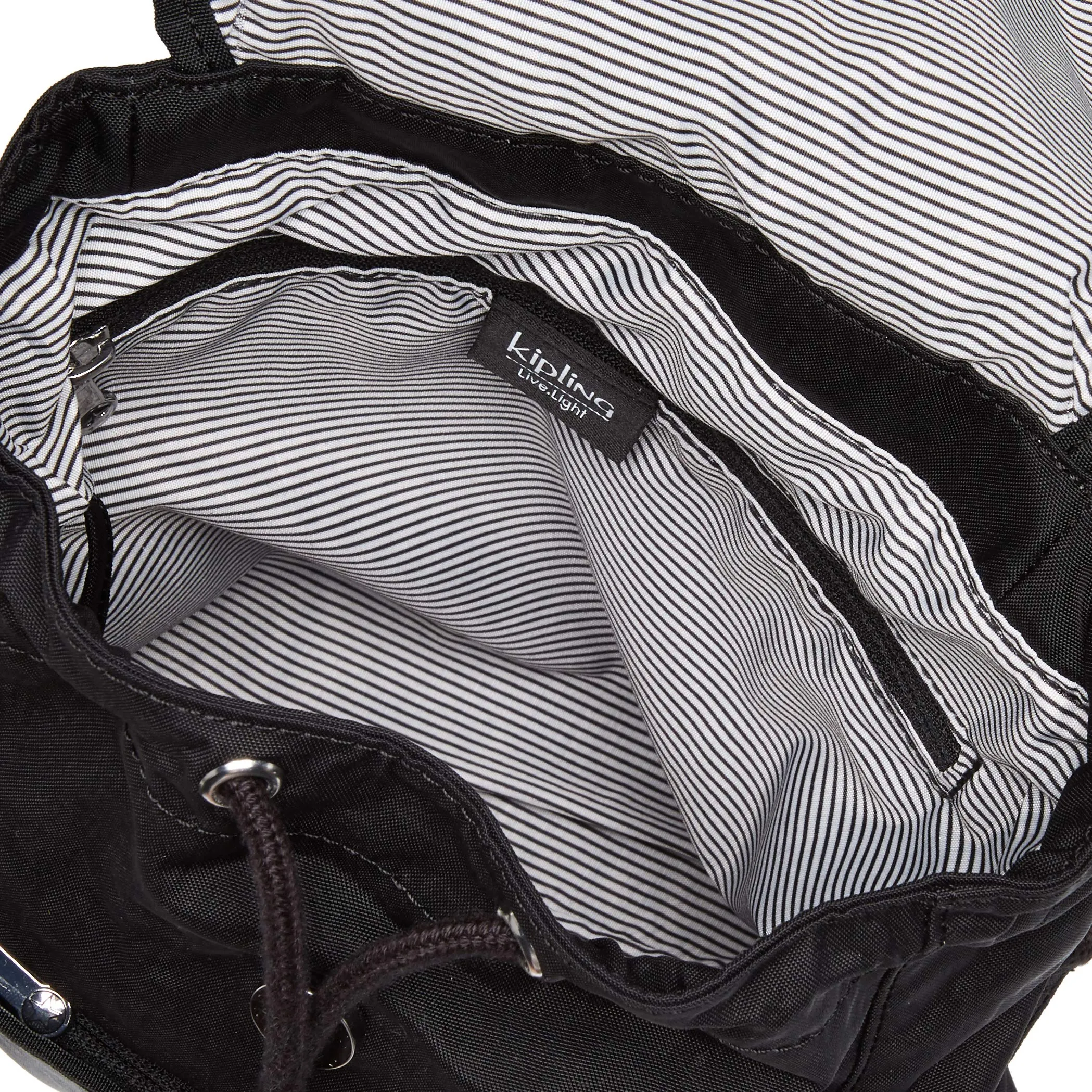 Kipling womens Kalani Backpack, metal black Blue, One Size
