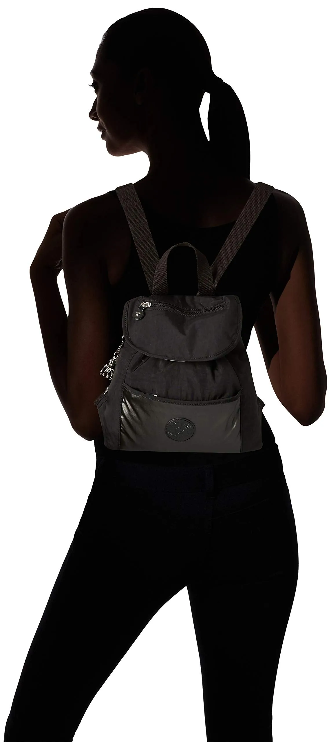 Kipling womens Kalani Backpack, metal black Blue, One Size