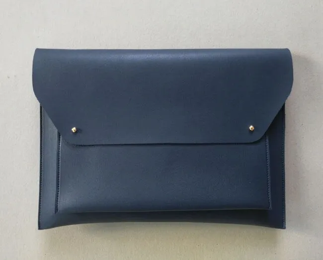 Korean new women envelope clutch bag Simple pu leather female Commuter A4 briefcase Large capacity Laptop bag Day Clutches bolsa