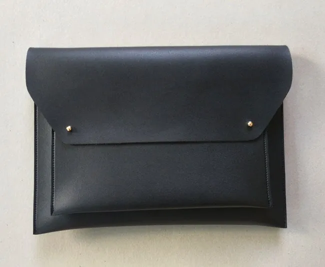 Korean new women envelope clutch bag Simple pu leather female Commuter A4 briefcase Large capacity Laptop bag Day Clutches bolsa
