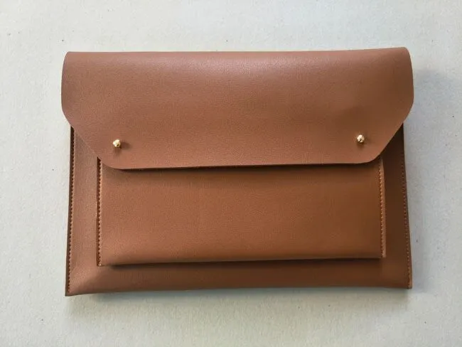 Korean new women envelope clutch bag Simple pu leather female Commuter A4 briefcase Large capacity Laptop bag Day Clutches bolsa