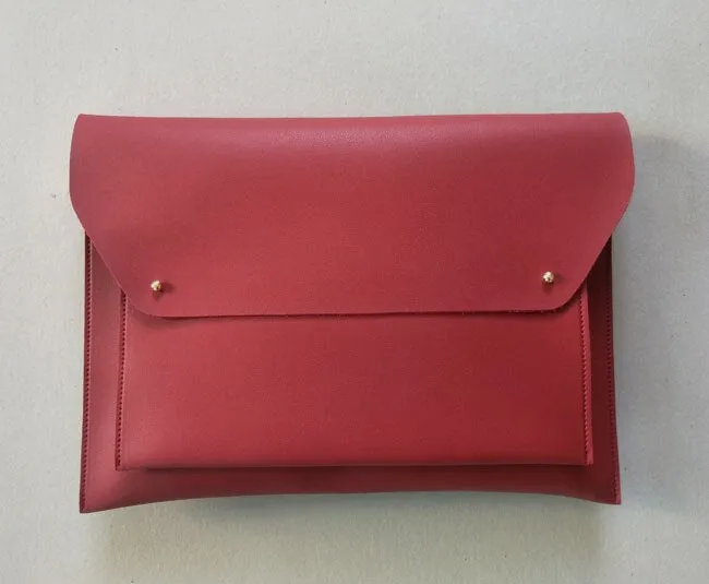 Korean new women envelope clutch bag Simple pu leather female Commuter A4 briefcase Large capacity Laptop bag Day Clutches bolsa