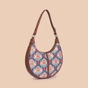 Kovil Blue Hobo Bag