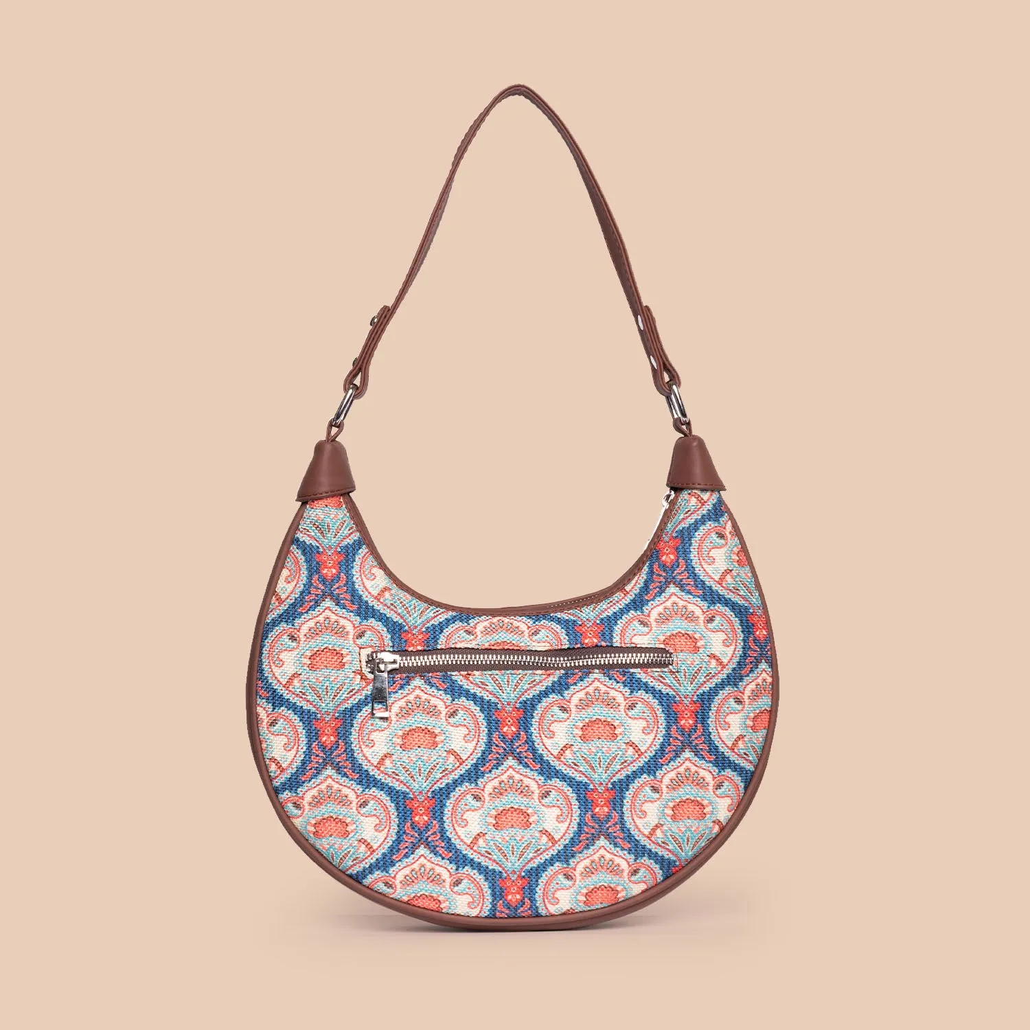 Kovil Blue Hobo Bag