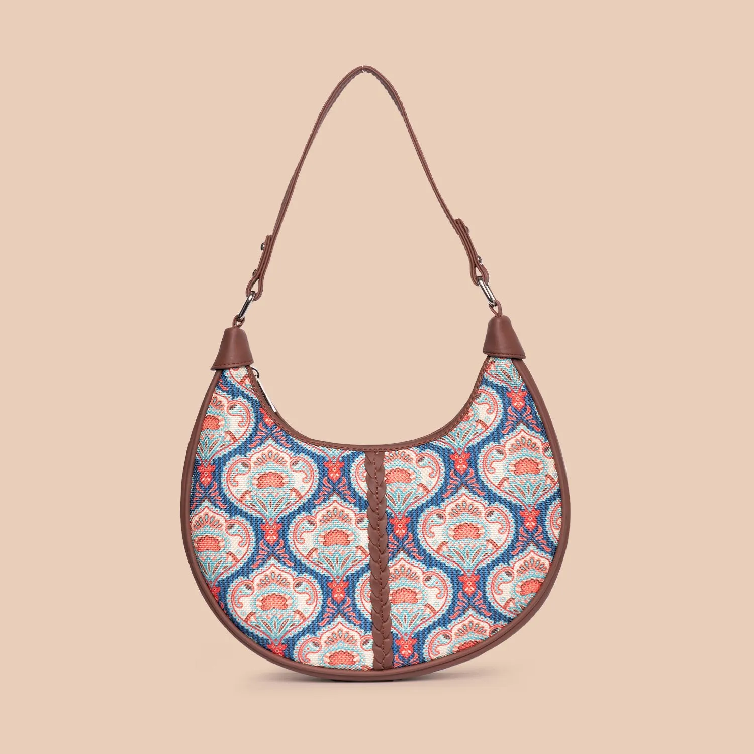 Kovil Blue Hobo Bag
