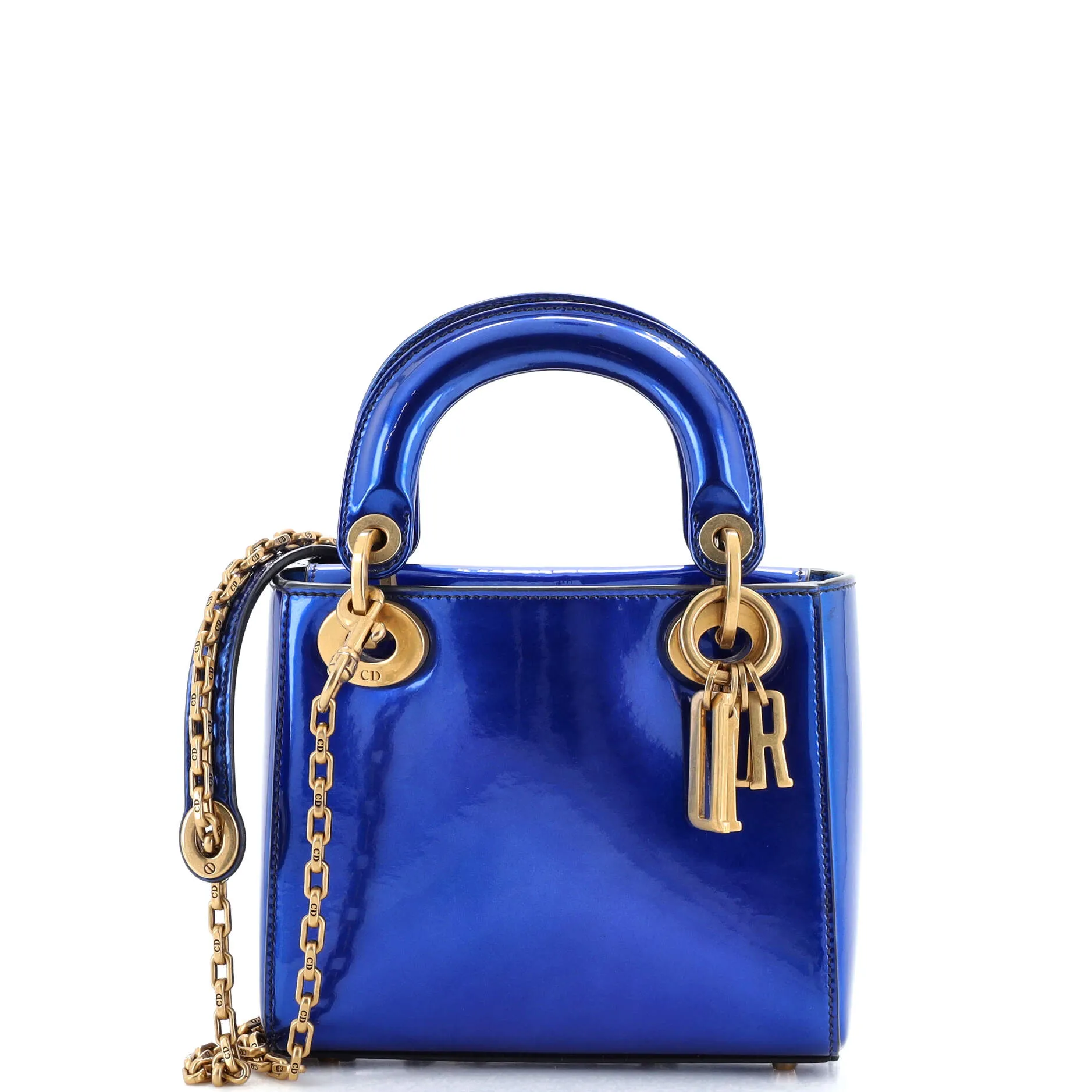 Lady Dior Chain Bag Patent Mini