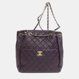 Lambskin Matelasse Shoulder Bag