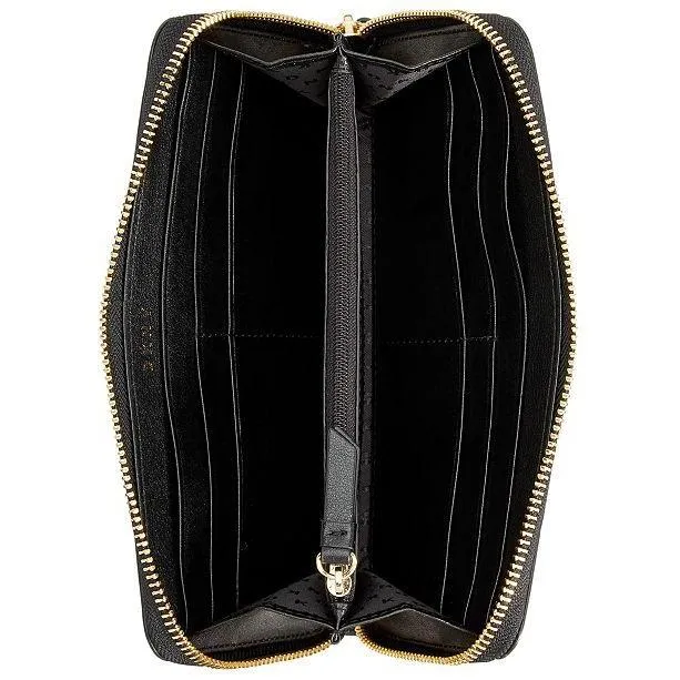 Large Zip Around Logo Wallet