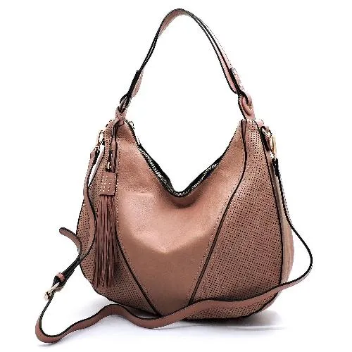 Laser Cut Printed Shoulder Bag