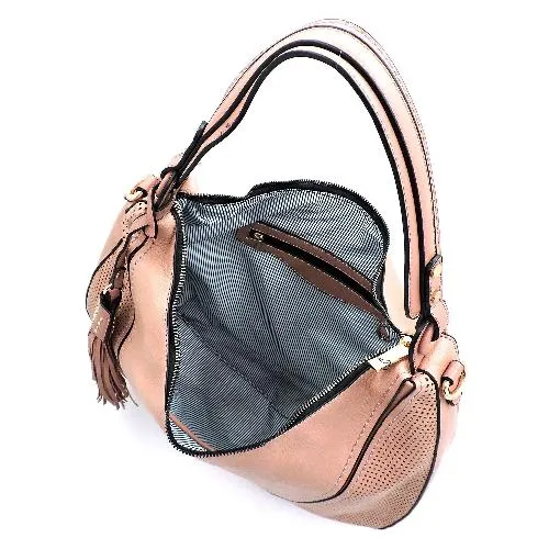Laser Cut Printed Shoulder Bag