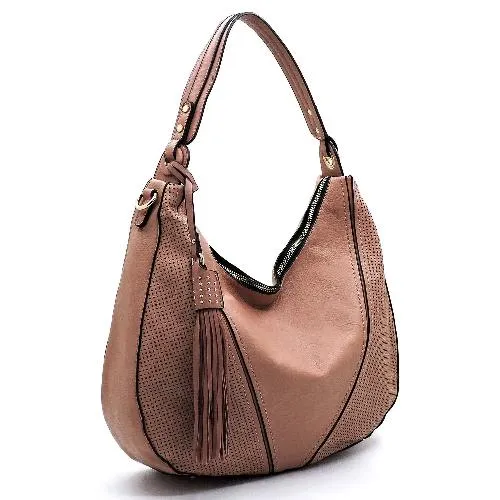 Laser Cut Printed Shoulder Bag