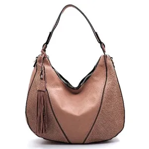Laser Cut Printed Shoulder Bag