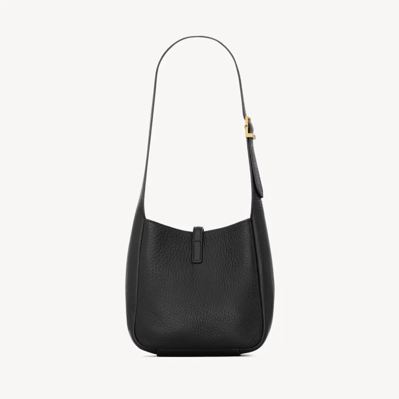 LE 5 À 7 SUPPLE BABY IN GRAINED LEATHER - BLACK