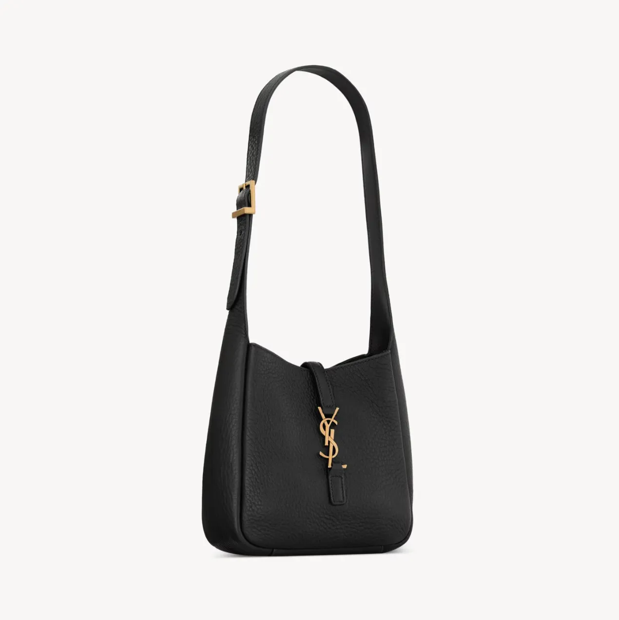 LE 5 À 7 SUPPLE BABY IN GRAINED LEATHER - BLACK