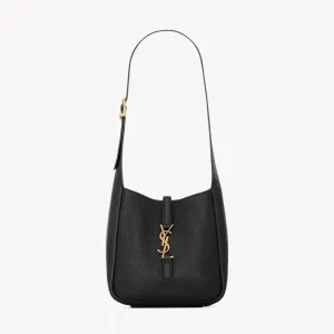 LE 5 À 7 SUPPLE BABY IN GRAINED LEATHER - BLACK