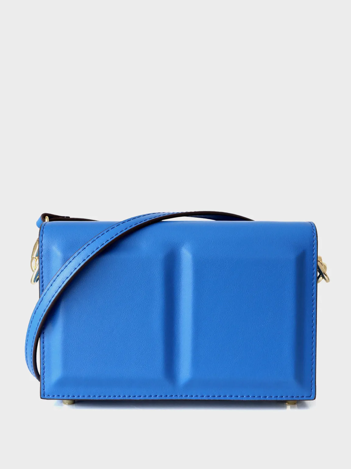 Leather Chocolate Box Bag Flap Mini Square Crossbody Bag