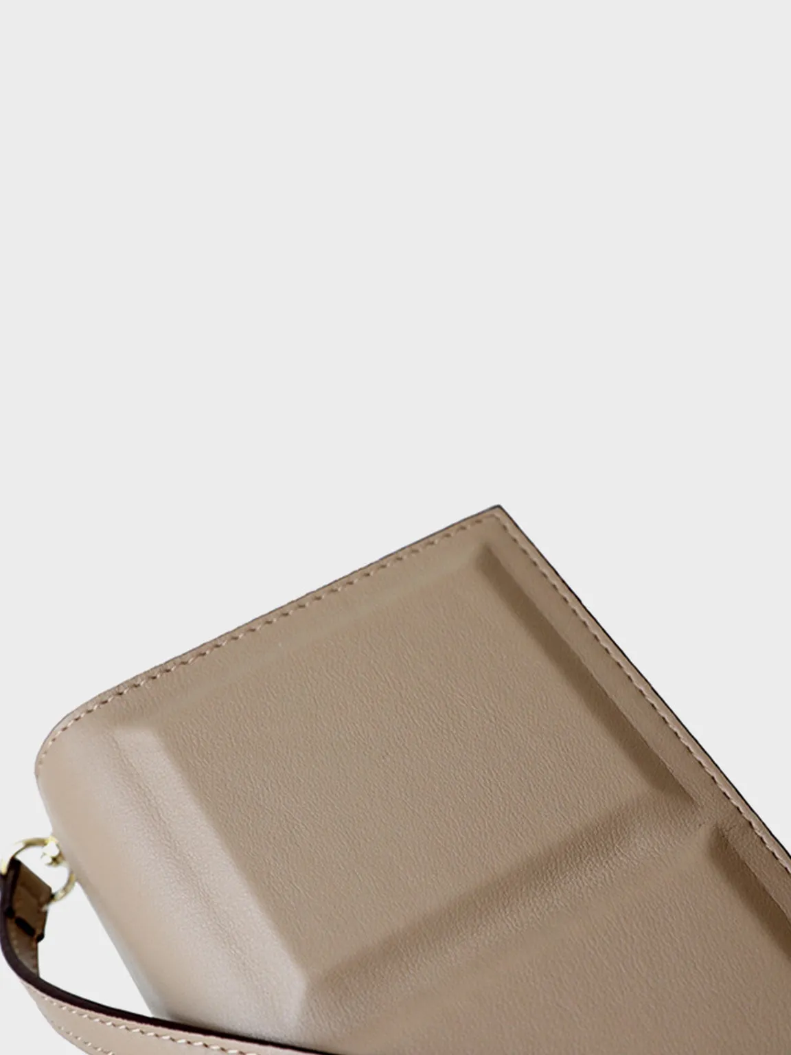 Leather Chocolate Box Bag Flap Mini Square Crossbody Bag