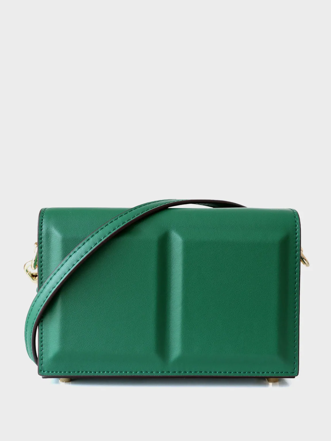 Leather Chocolate Box Bag Flap Mini Square Crossbody Bag