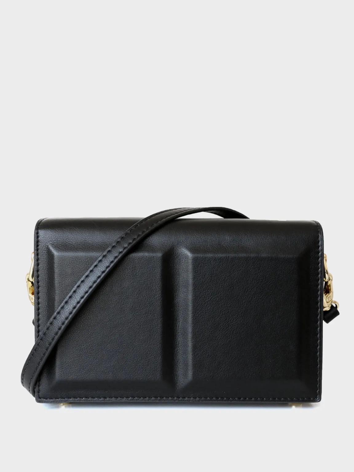 Leather Chocolate Box Bag Flap Mini Square Crossbody Bag