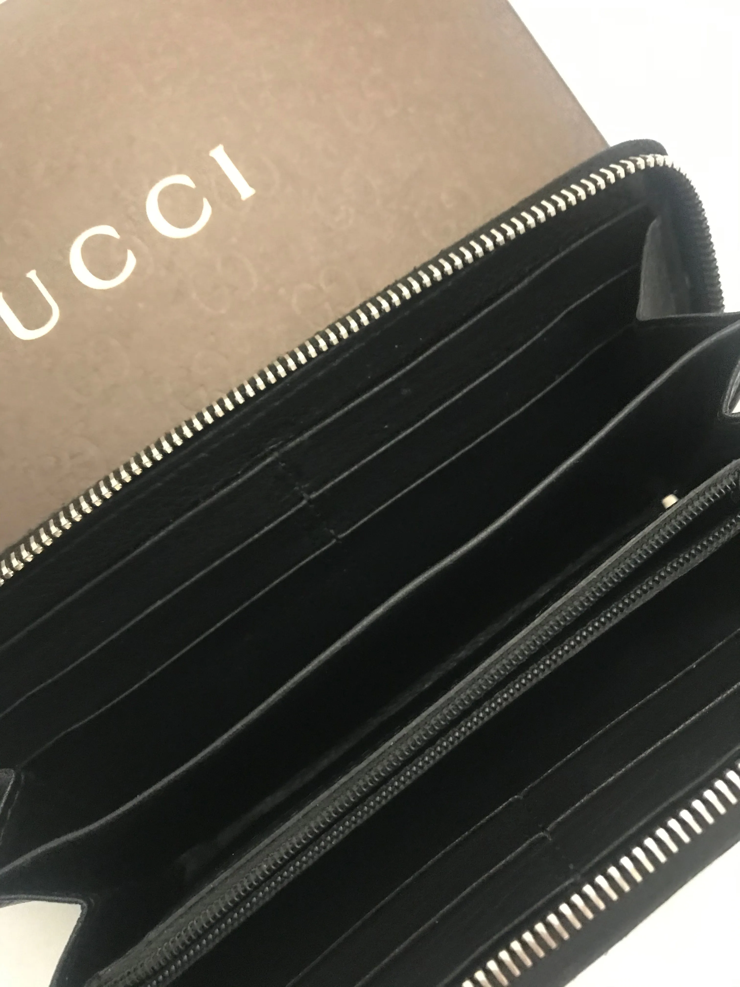 Leather Double G Purse