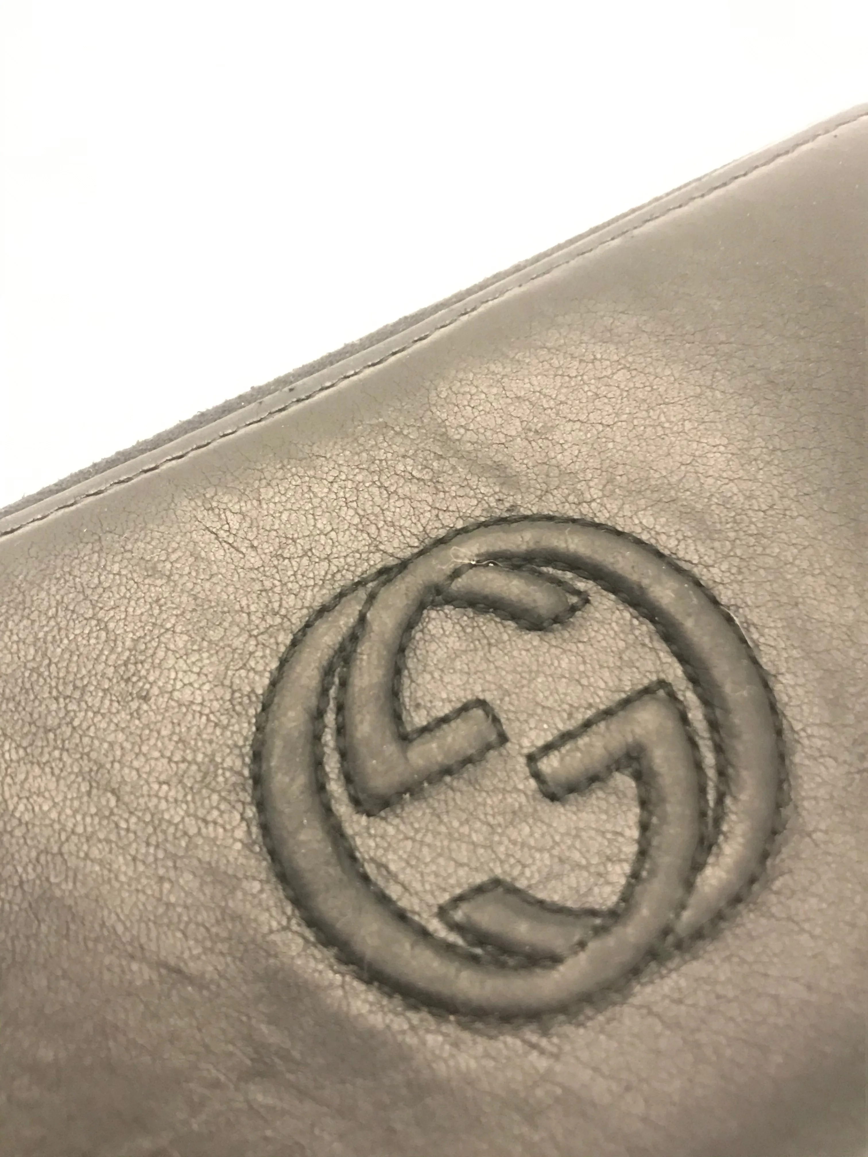 Leather Double G Purse