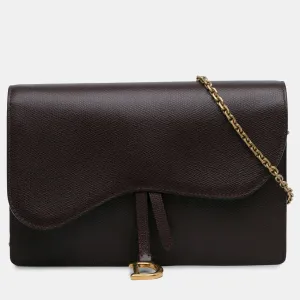 Leather Saddle Wallet On Chain