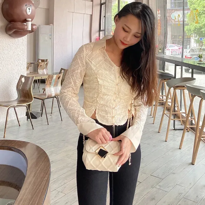 Leather Shoulder Bag for Women
