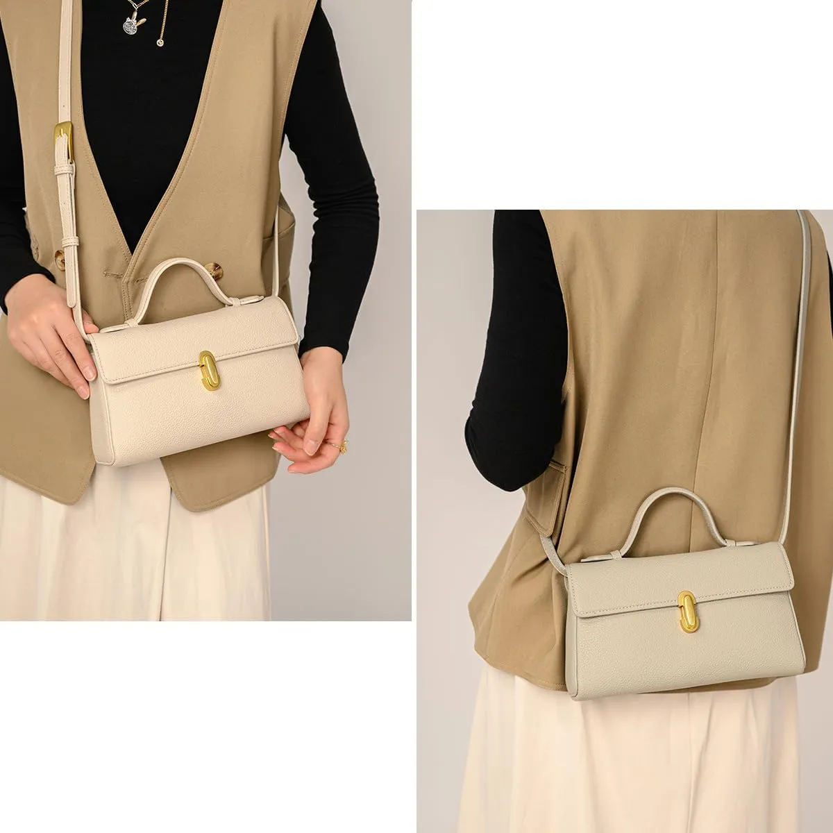 Leather Shoulder Handbags for Women Crossbody Bag with Adjustable Strap Top Handle Tote Satchel Bags
