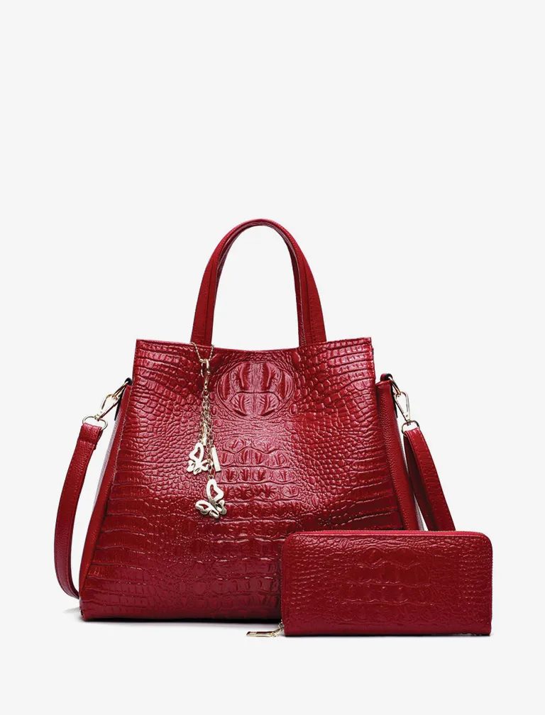 Leather Tote Back   Purse