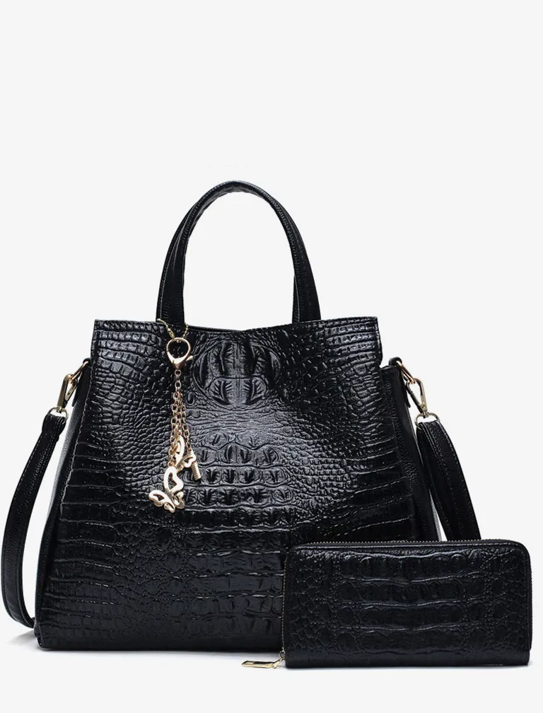Leather Tote Back   Purse