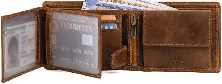 Leather Wallet Judd Camel