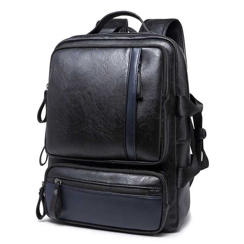 Lennox Men's Fashion Leather Business Essentials Travel Bag