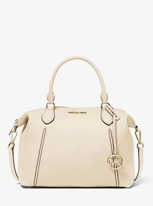 Lenox Large Pebbled Leather Shoulder Bag