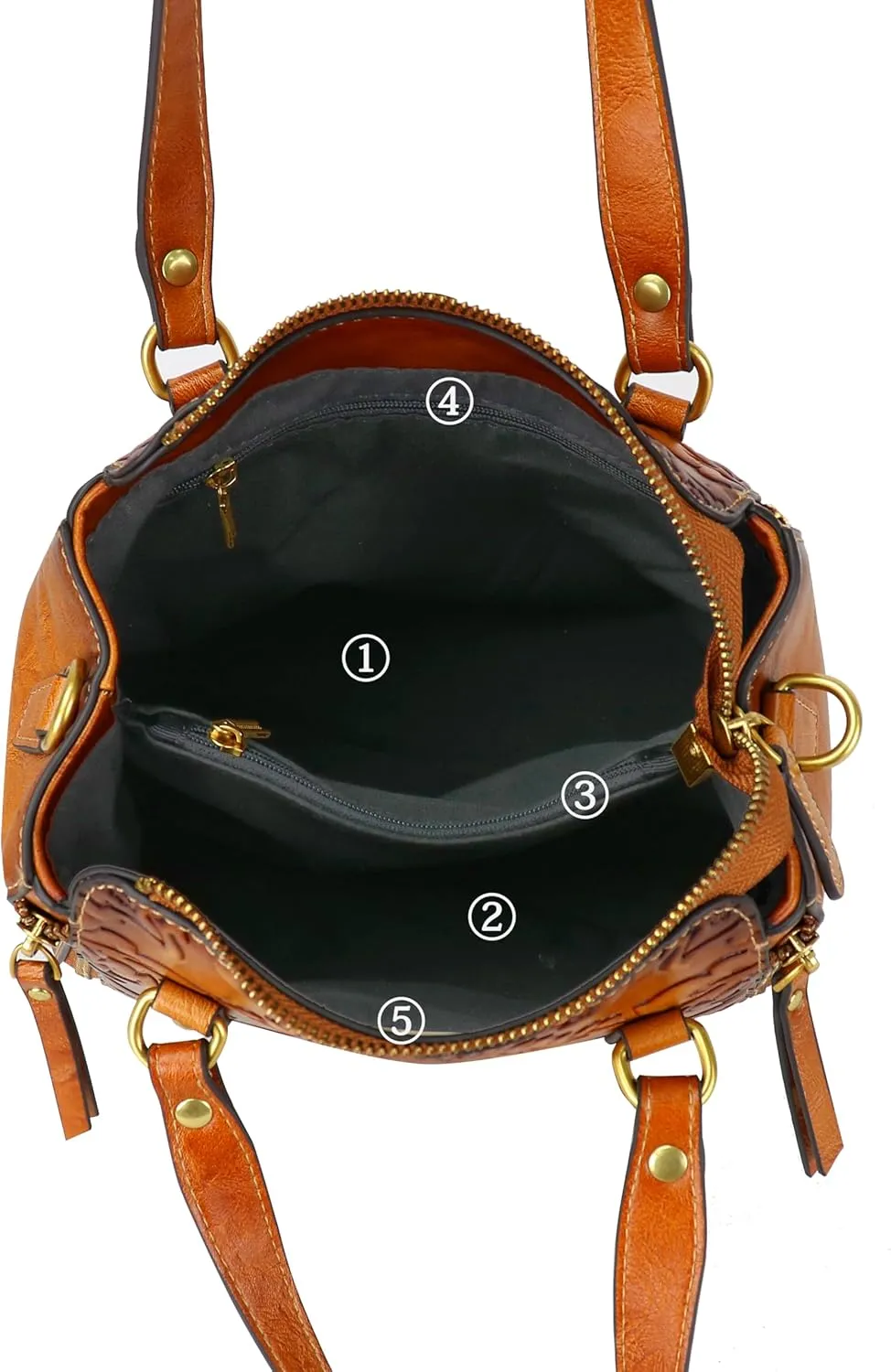 LETEULO Crossbody Bag for Women Top Handle Tote Purses Vintage Satchels Handbag