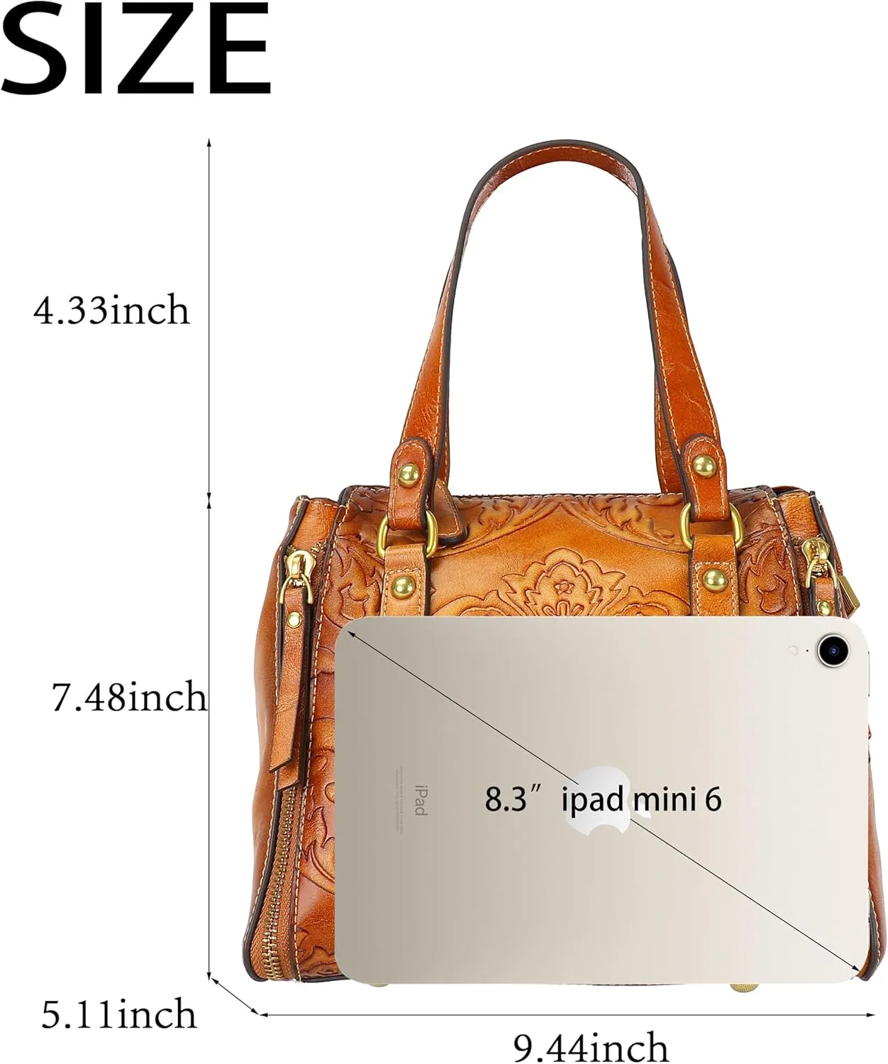 LETEULO Crossbody Bag for Women Top Handle Tote Purses Vintage Satchels Handbag
