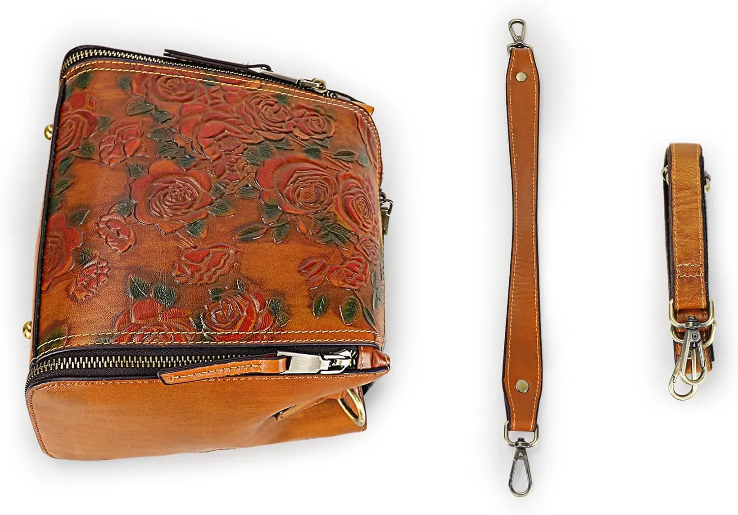 LETEULO Crossbody Bag for Women Top Handle Tote Purses Vintage Satchels Handbag