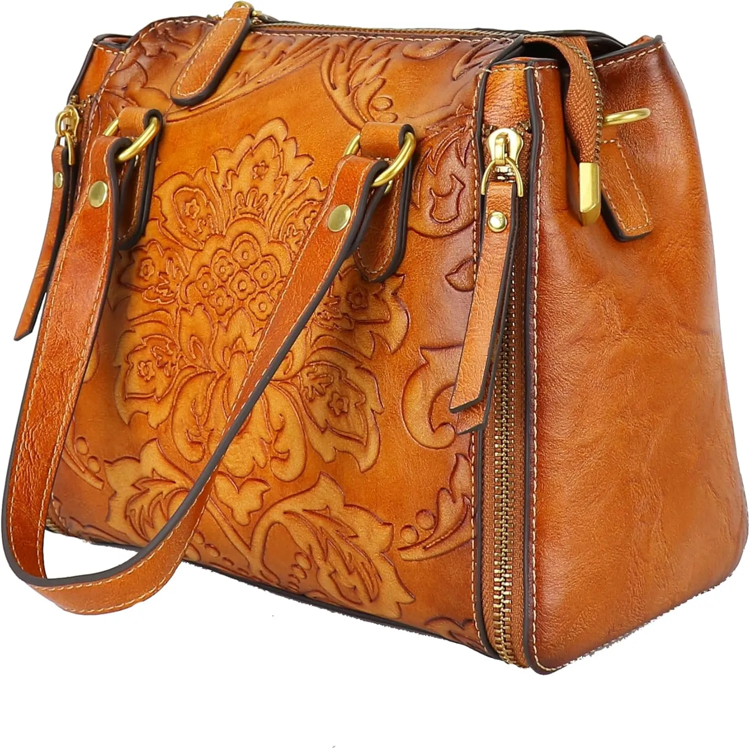 LETEULO Crossbody Bag for Women Top Handle Tote Purses Vintage Satchels Handbag