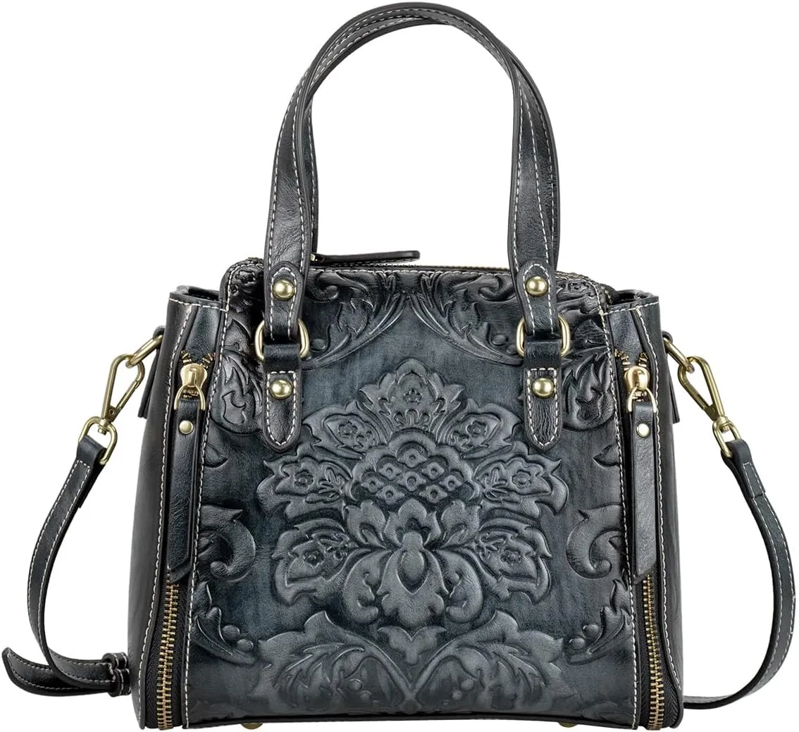 LETEULO Crossbody Bag for Women Top Handle Tote Purses Vintage Satchels Handbag