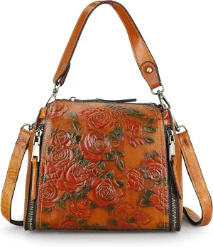 LETEULO Crossbody Bag for Women Top Handle Tote Purses Vintage Satchels Handbag