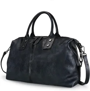 LETEULO Handbag for Women Leather Top Handle Tote Purses Vintage Satchels Handbag