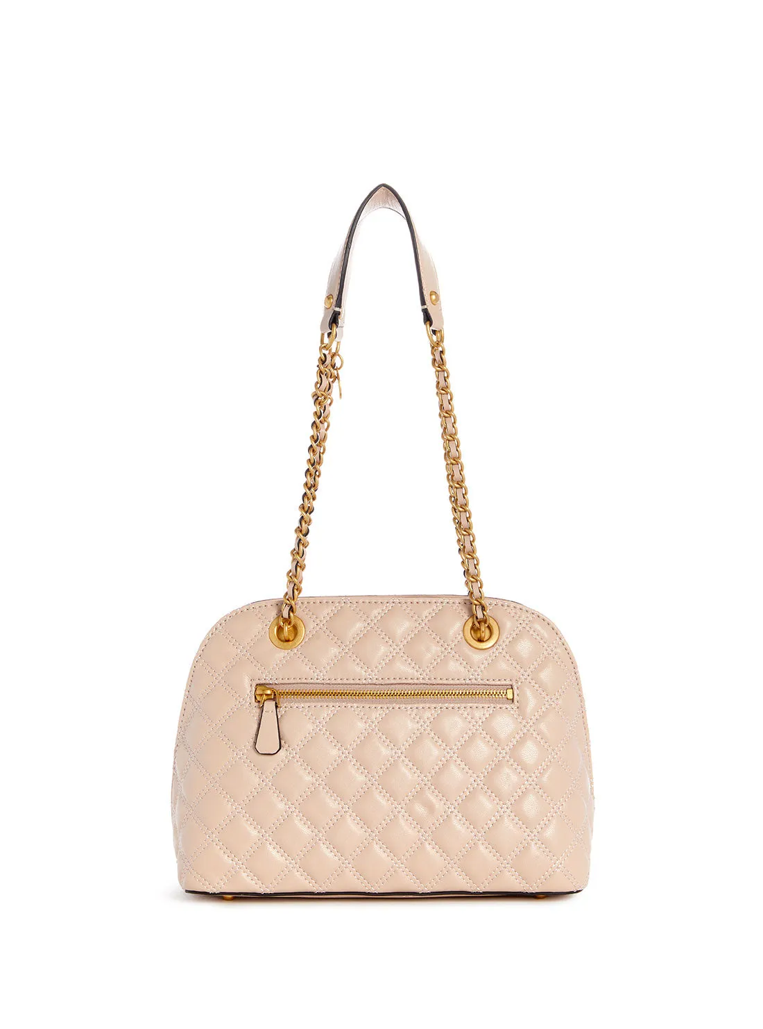 Light Beige Giully Dome Satchel Bag