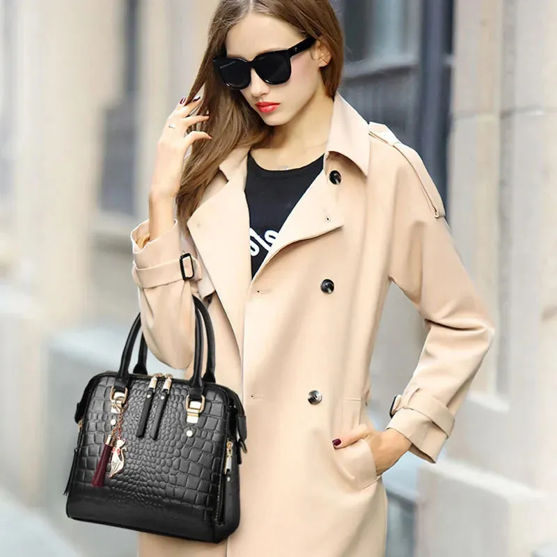 Light Luxury High Quality Crocodile Pattern Crossbody Single Shoulder Bag
