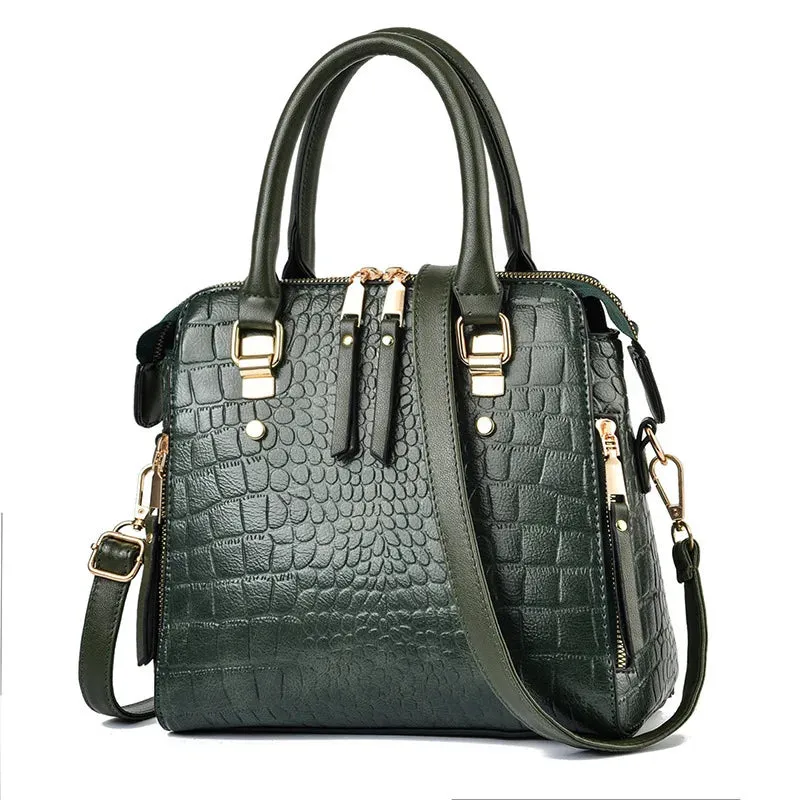 Light Luxury High Quality Crocodile Pattern Crossbody Single Shoulder Bag