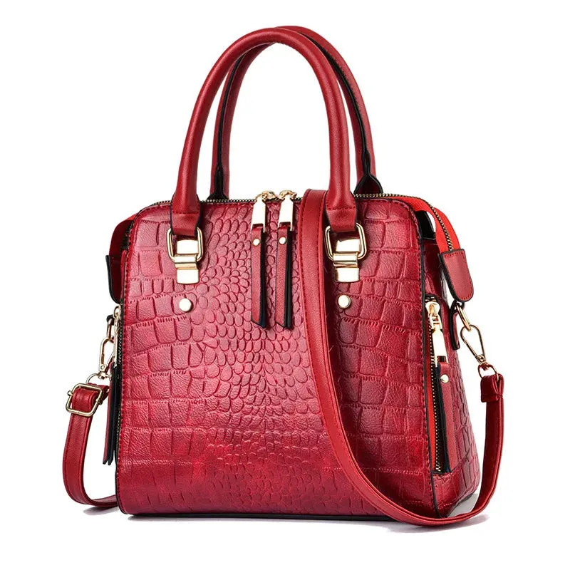Light Luxury High Quality Crocodile Pattern Crossbody Single Shoulder Bag