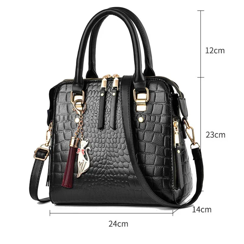 Light Luxury High Quality Crocodile Pattern Crossbody Single Shoulder Bag