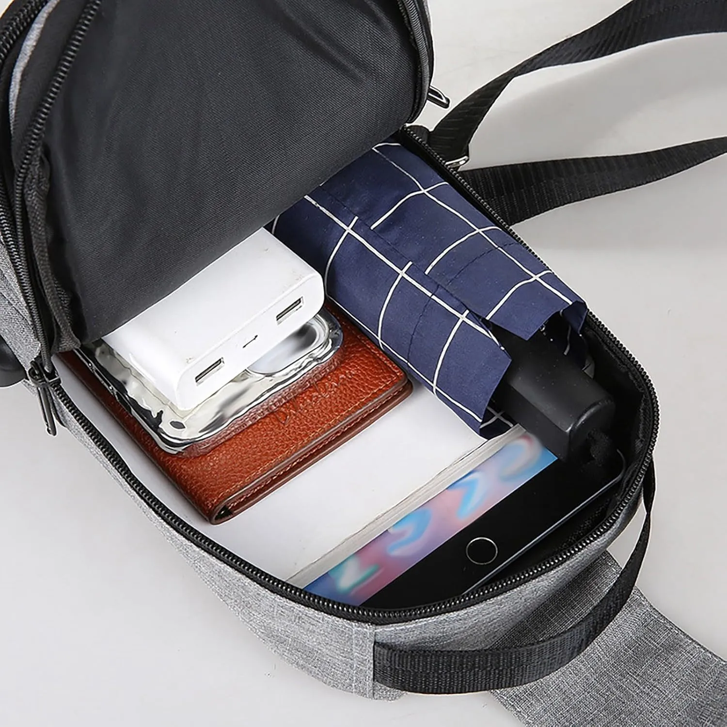 Lightweight Hiking Backpack Chest Bag Men's New Korean Version Of The Large Capacity Backpack Business Casual