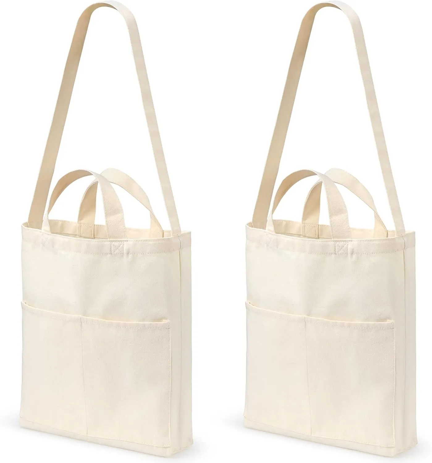 Lily queen Canvas Tote Bag for Women Shoulder Bags 2pcs
